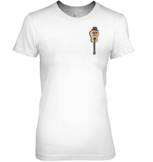 Guitar Man (Pocket Size) - Hanes Women's Nano-T® T-Shirt