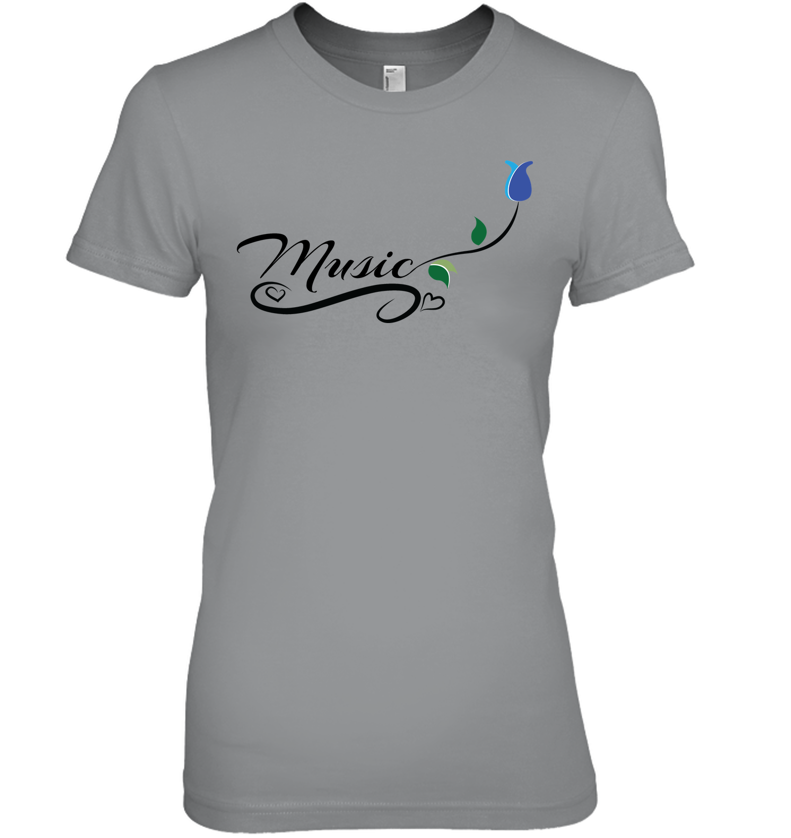 Music and Tulips - Hanes Women's Nano-T® T-Shirt