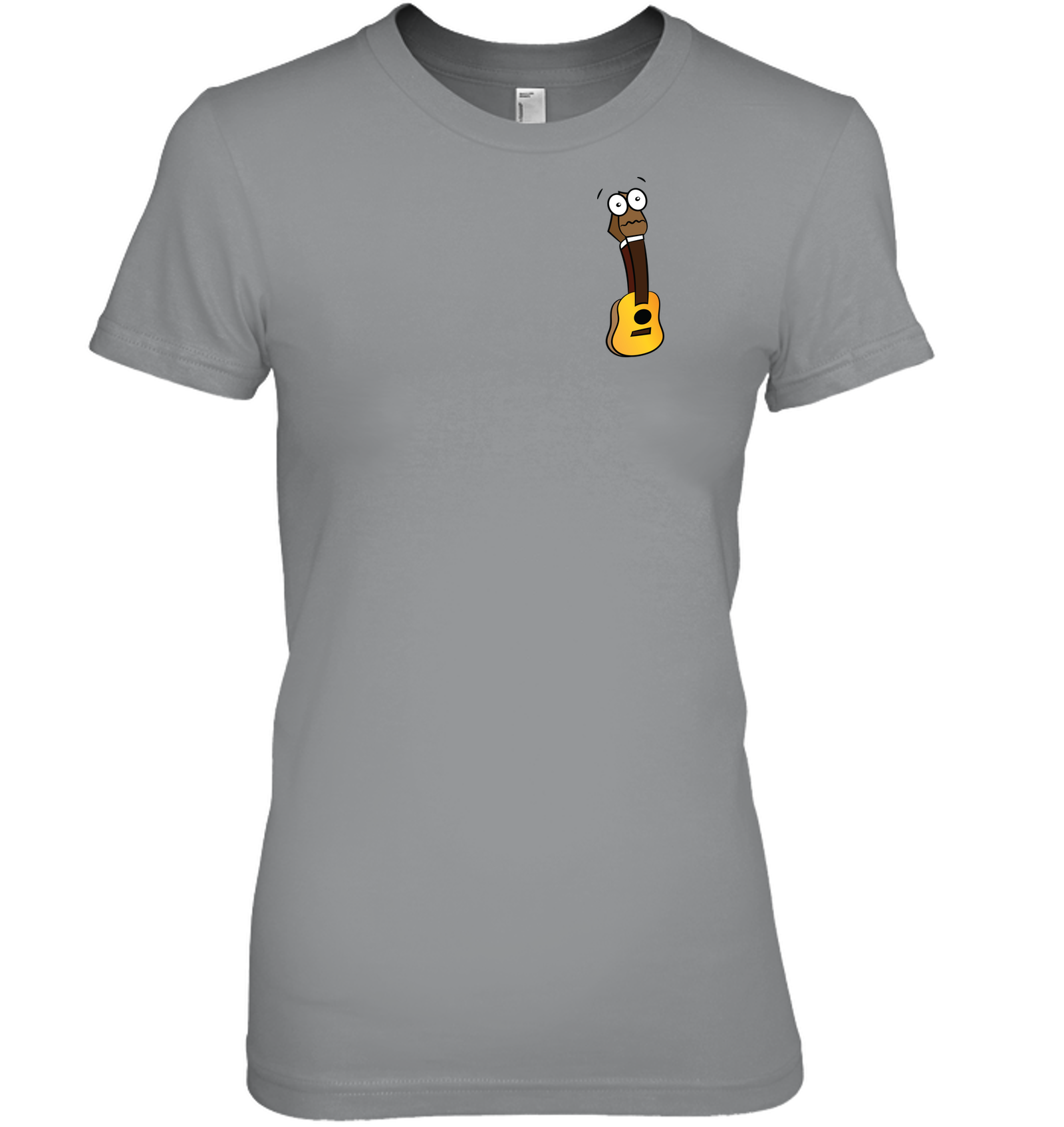 Silenced Guitar (Pocket Size) - Hanes Women's Nano-T® T-Shirt