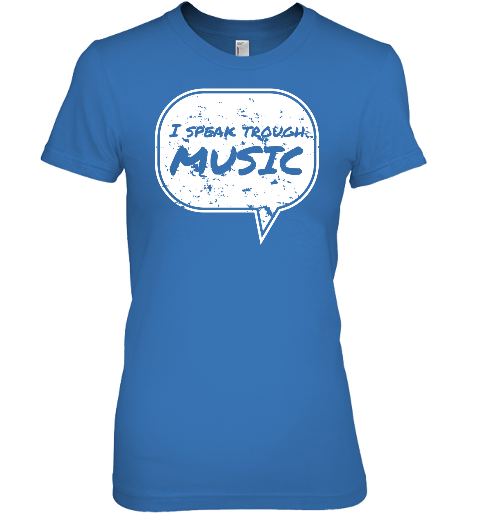 I Speak Through Music - Hanes Women's Nano-T® T-Shirt