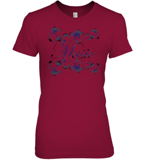 Music with Flowers - Hanes Women's Nano-T® T-Shirt