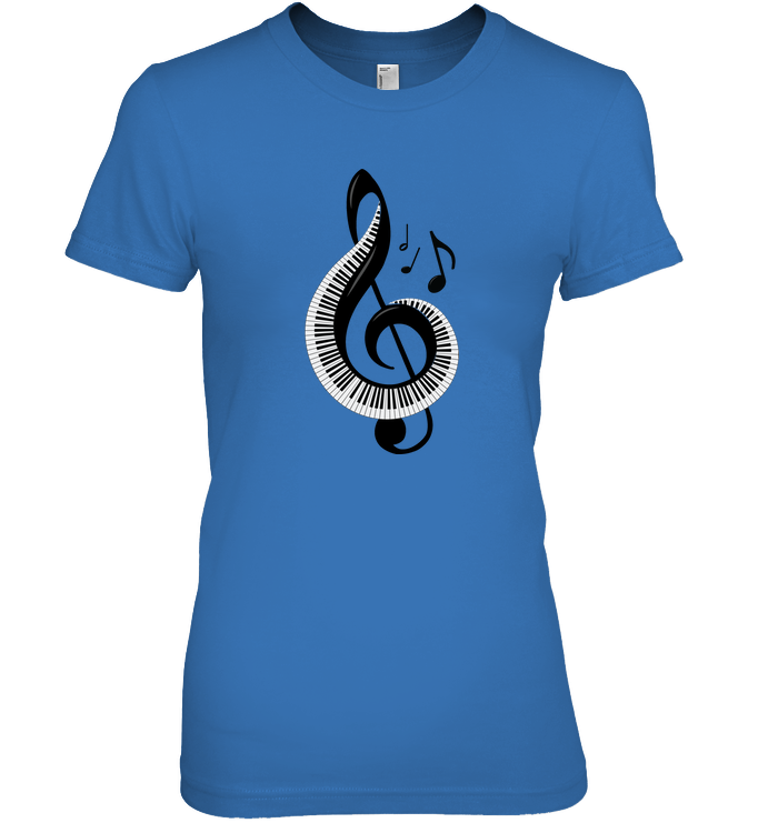 Keyboard Treble - Hanes Women's Nano-T® T-shirt