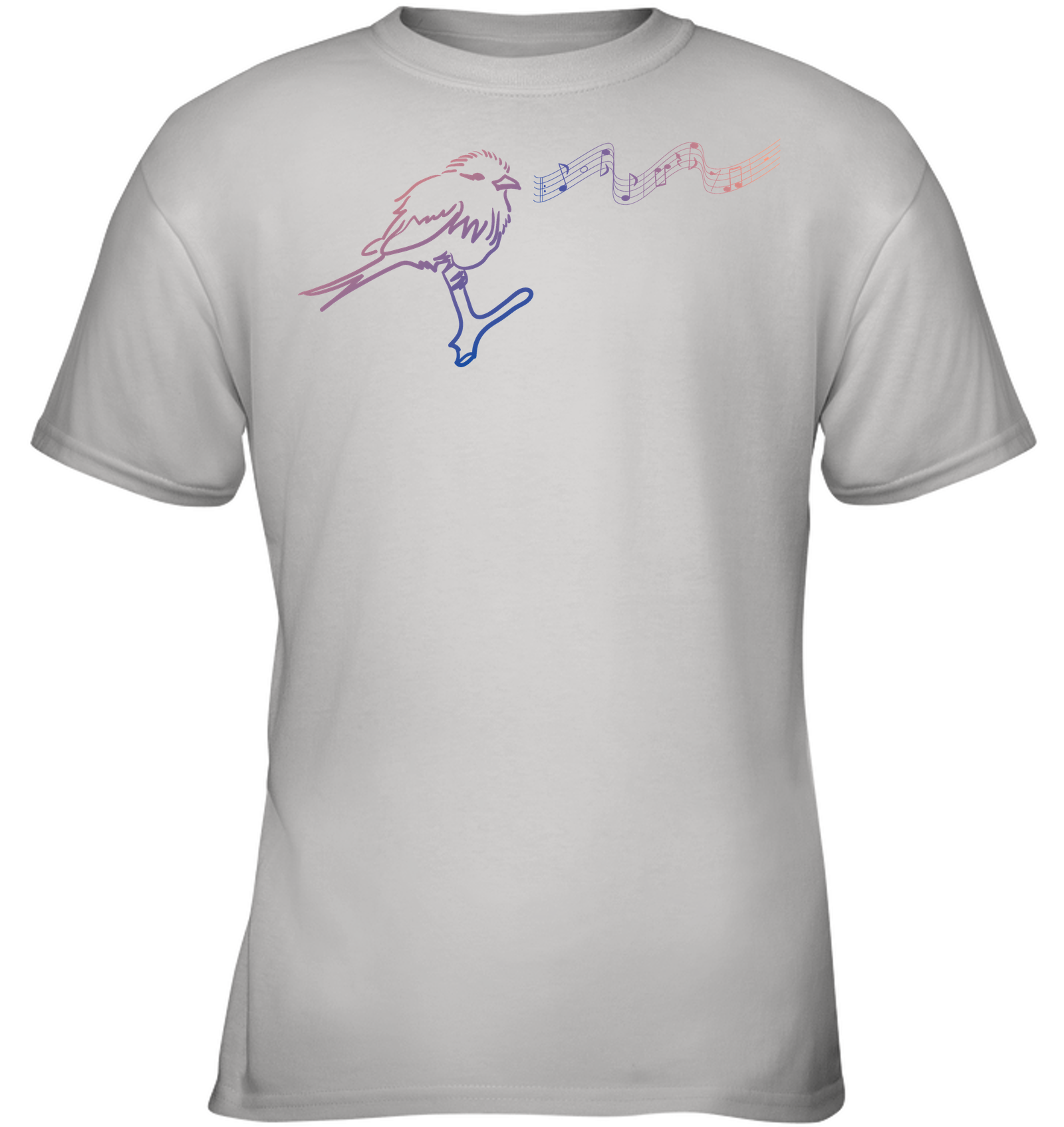 Musical Bird - Gildan Youth Short Sleeve T-Shirt