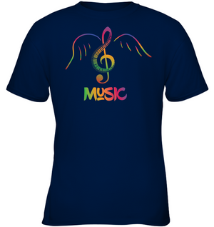 Musical Wings - Gildan Youth Short Sleeve T-Shirt