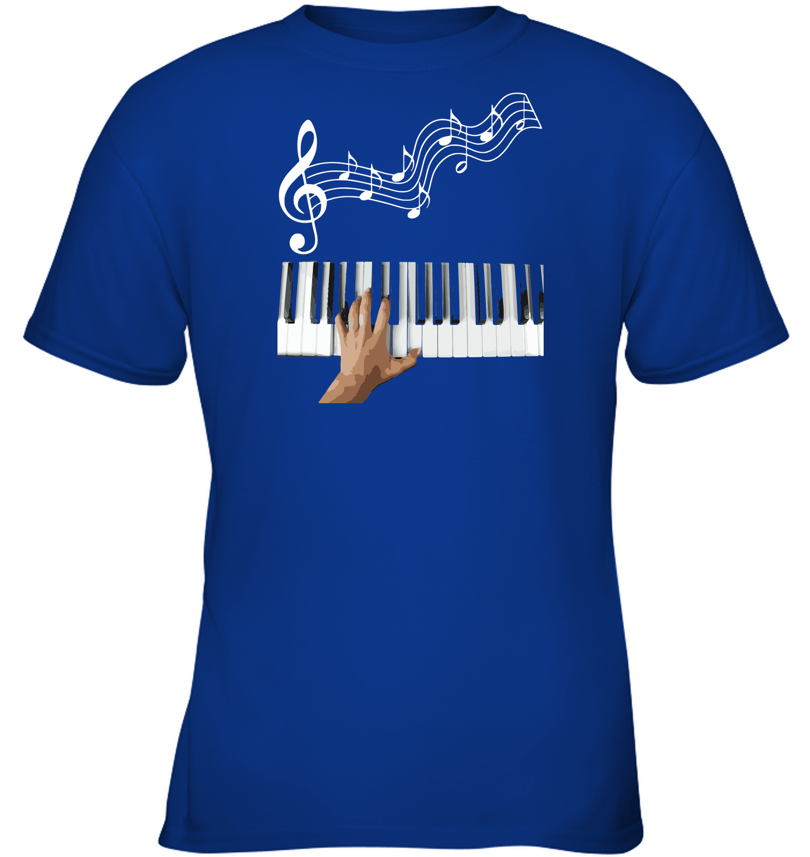 Playin the Keyboard - Gildan Youth Short Sleeve T-Shirt