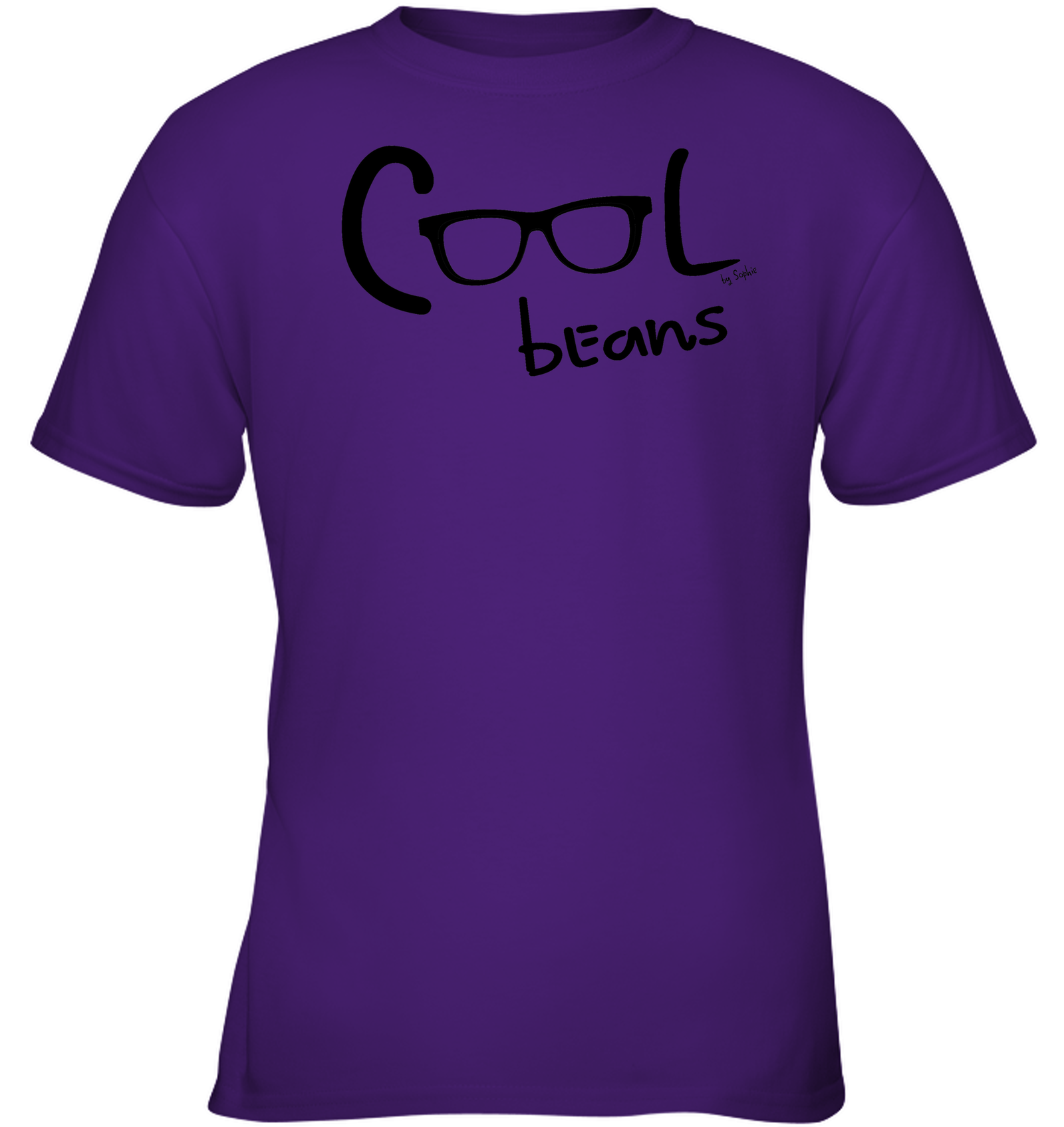 Cool Beans - Black - Gildan Youth Short Sleeve T-Shirt