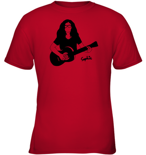 Playin My Guitar, Sophie - Gildan Youth Short Sleeve T-Shirt