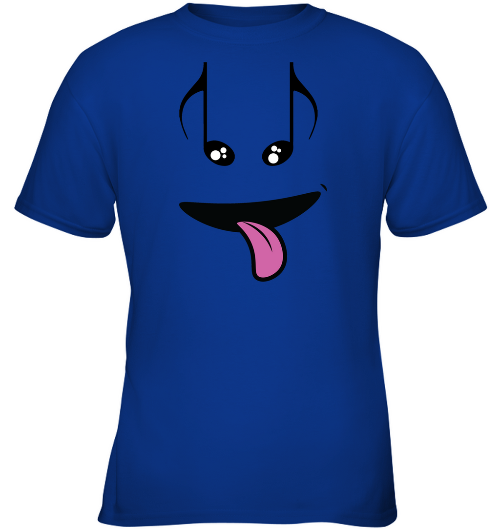 Silly Note Face - Gildan Youth Short Sleeve T-Shirt