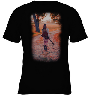 Walking with my Guitar - Gildan Youth Short Sleeve T-Shirt