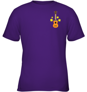 Cute Guitar (Pocket Size) - Gildan Youth Short Sleeve T-Shirt