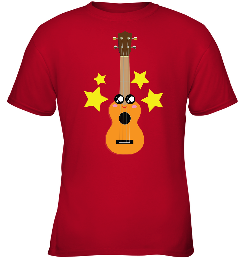 Cute Guitar - Gildan Youth Short Sleeve T-Shirt