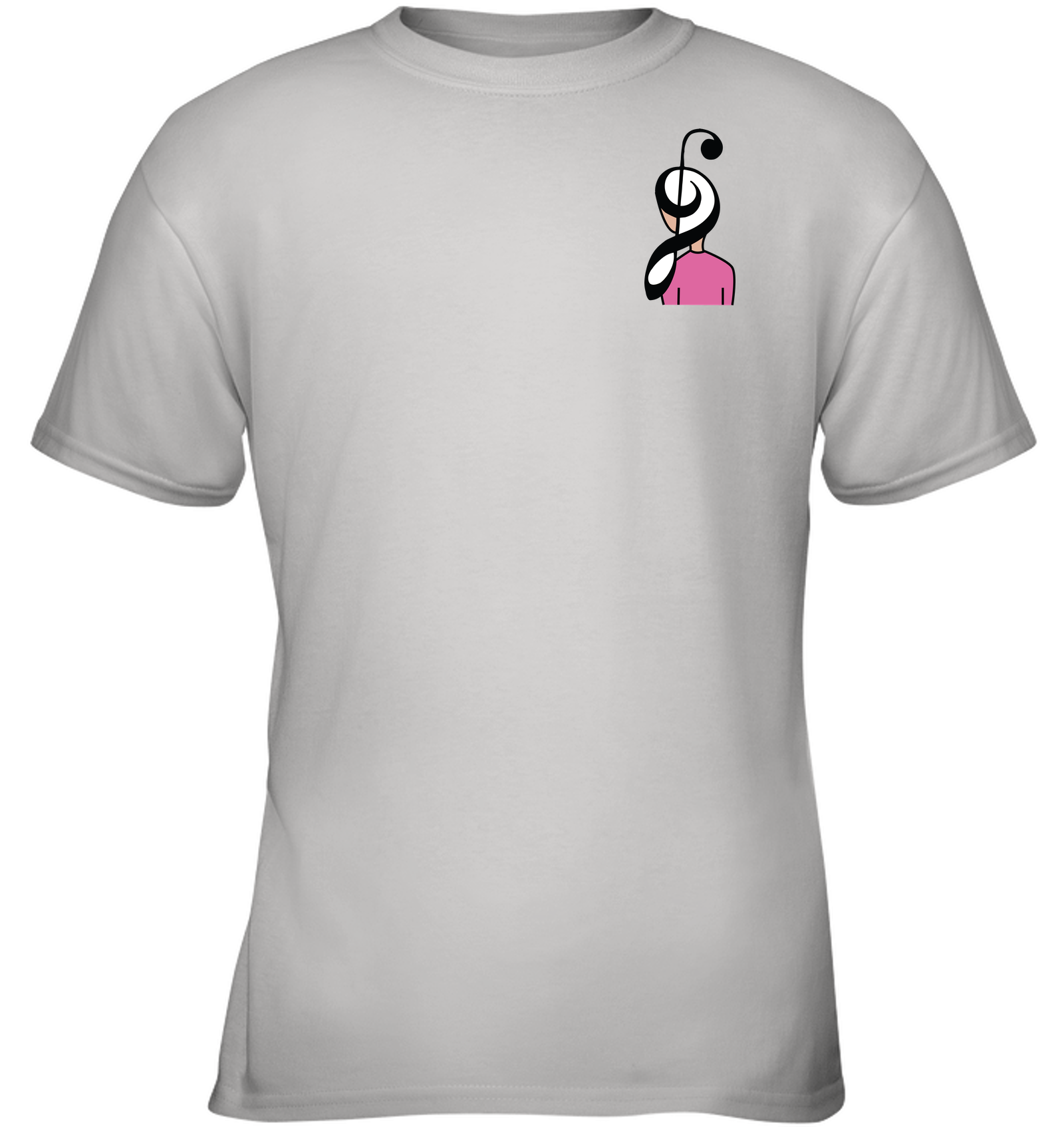 Musical Hairstyle (Pocket Size) - Gildan Youth Short Sleeve T-Shirt