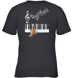 Playin the Keyboard - Gildan Youth Short Sleeve T-Shirt