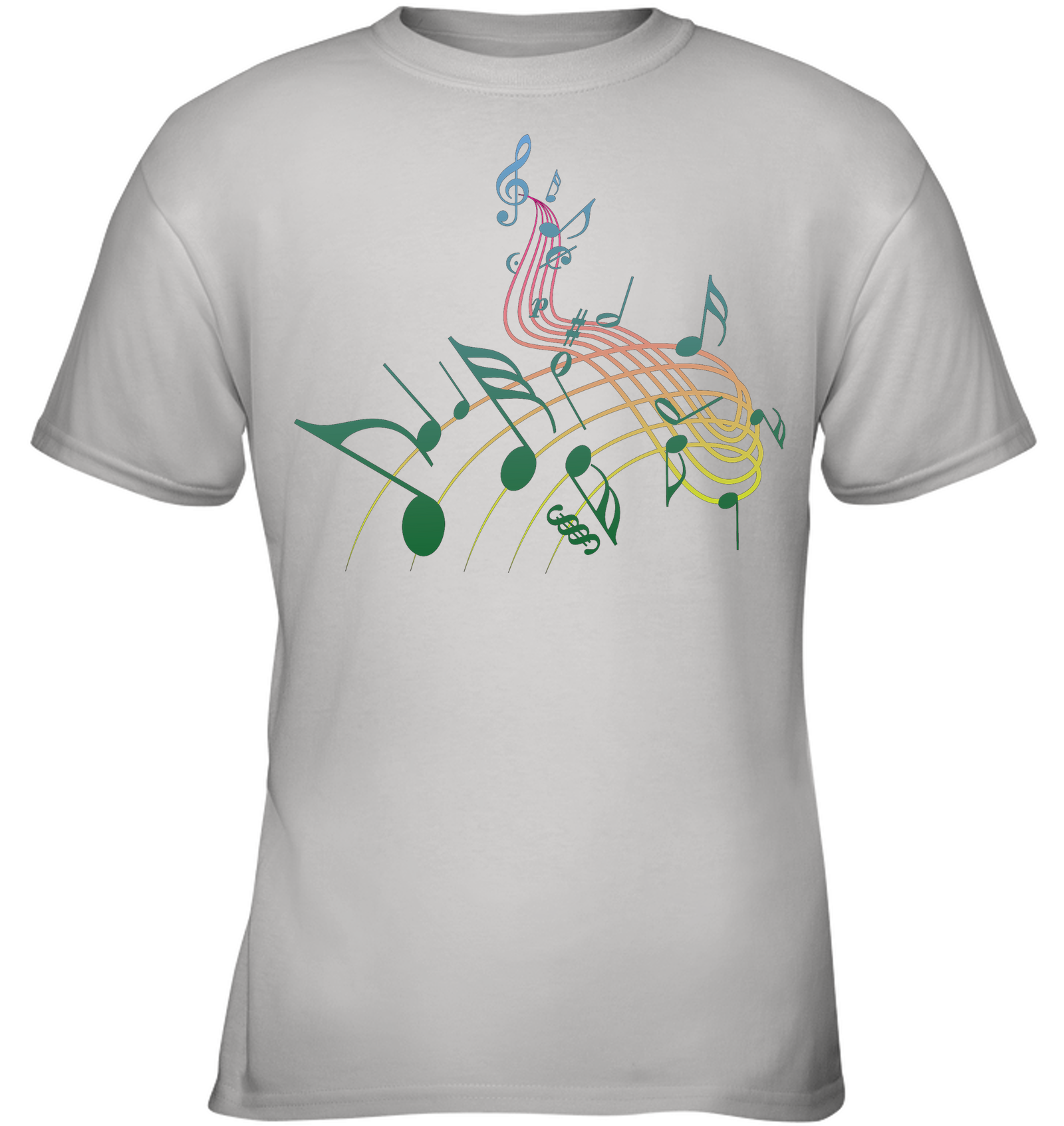 Musical Swirl - Gildan Youth Short Sleeve T-Shirt