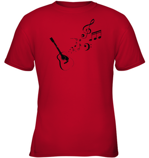 Guitar Tunes  - Gildan Youth Short Sleeve T-Shirt