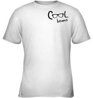 Cool Beans - Black (Pocket Size) - Gildan Youth Short Sleeve T-Shirt