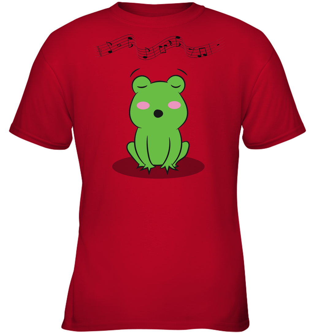 Singing Frog - Gildan Youth Short Sleeve T-Shirt