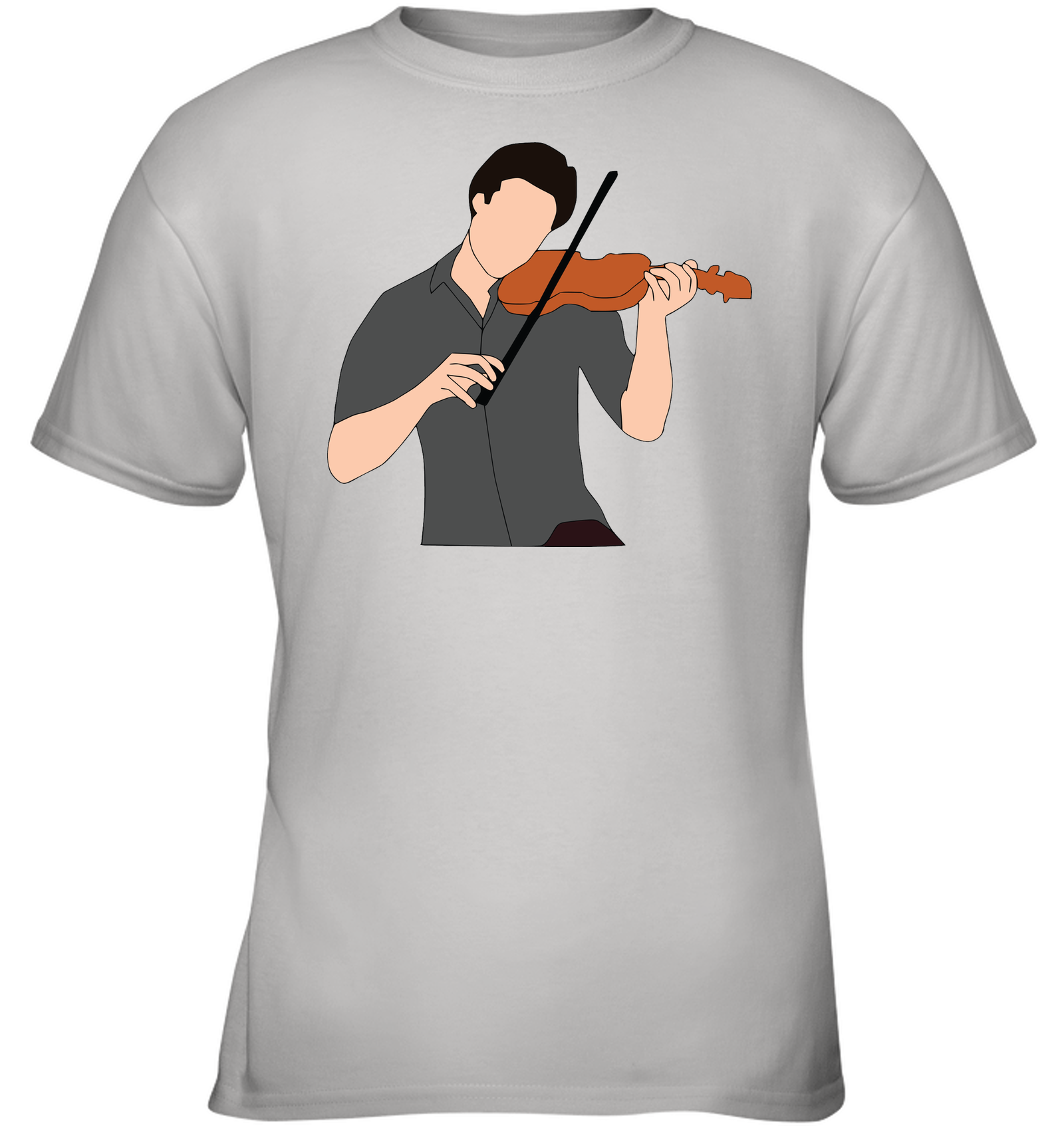 Guy Playin the Violin - Gildan Youth Short Sleeve T-Shirt
