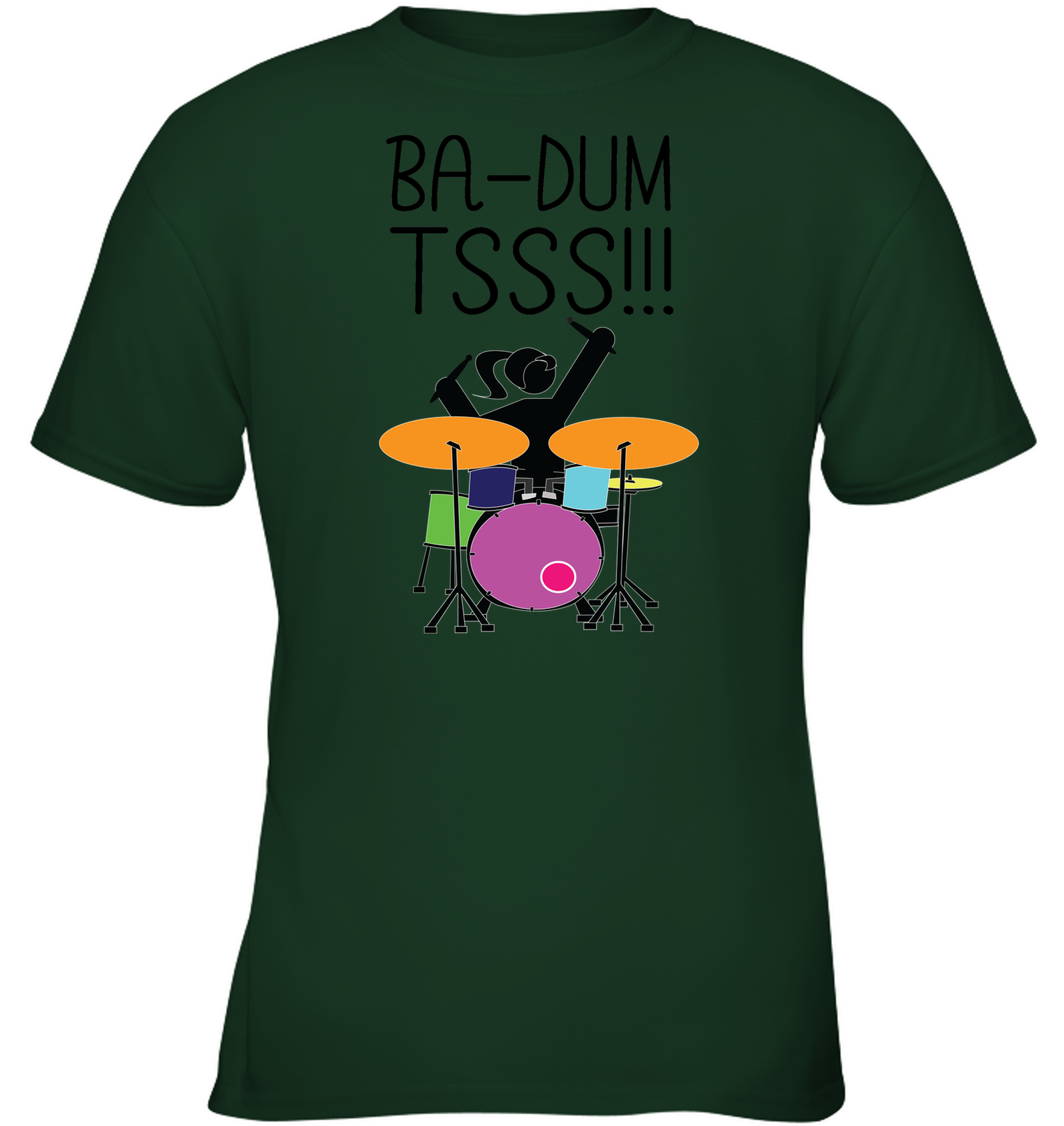 Playin Drums - Gildan Youth Short Sleeve T-Shirt