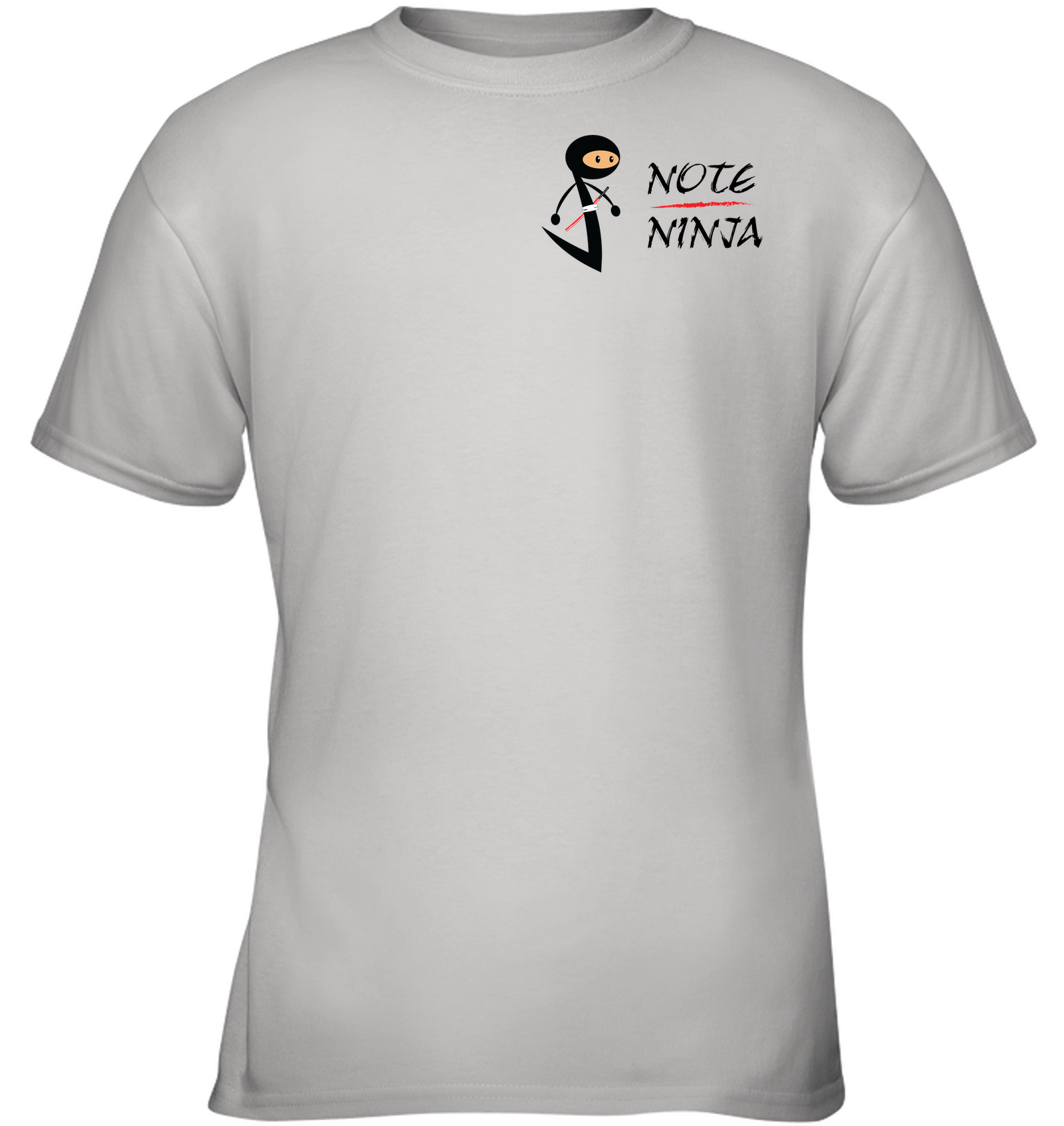 Musical Note Ninja (Pocket Size) -  Gildan Youth Short Sleeve T-Shirt
