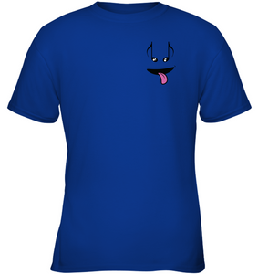 Silly Note Face (Pocket Size) - Gildan Youth Short Sleeve T-Shirt