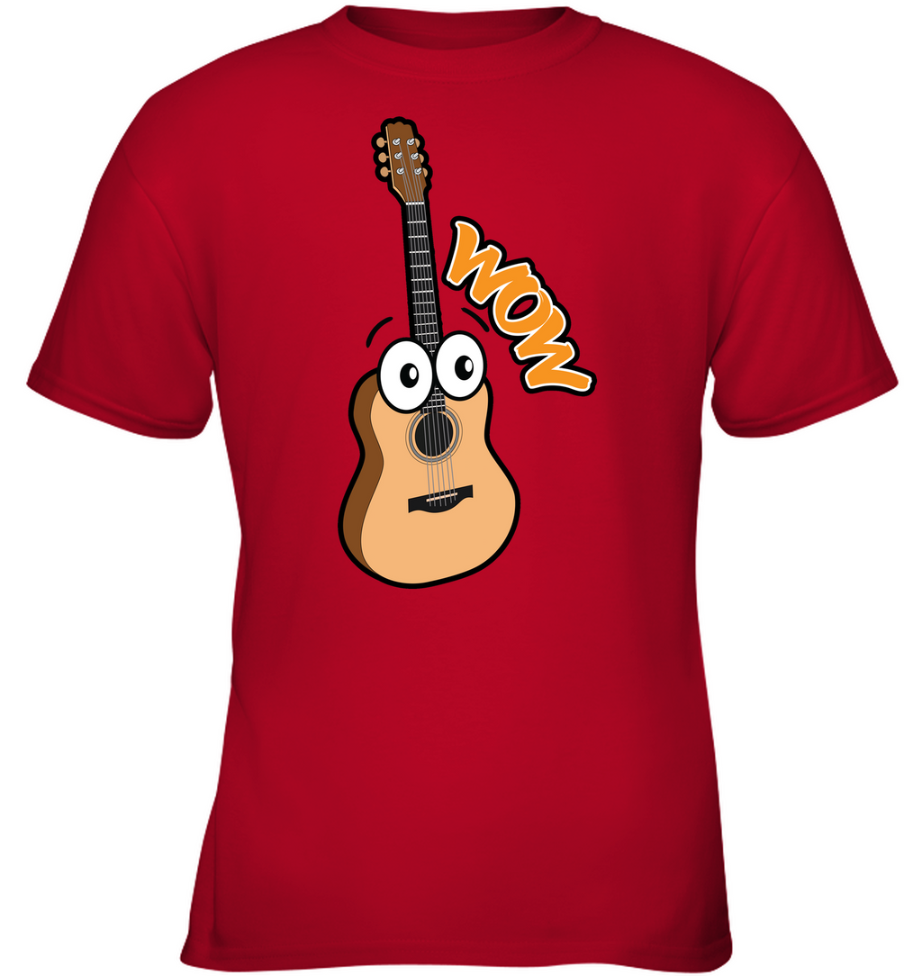 Wow Guitar - Gildan Youth Short Sleeve T-Shirt