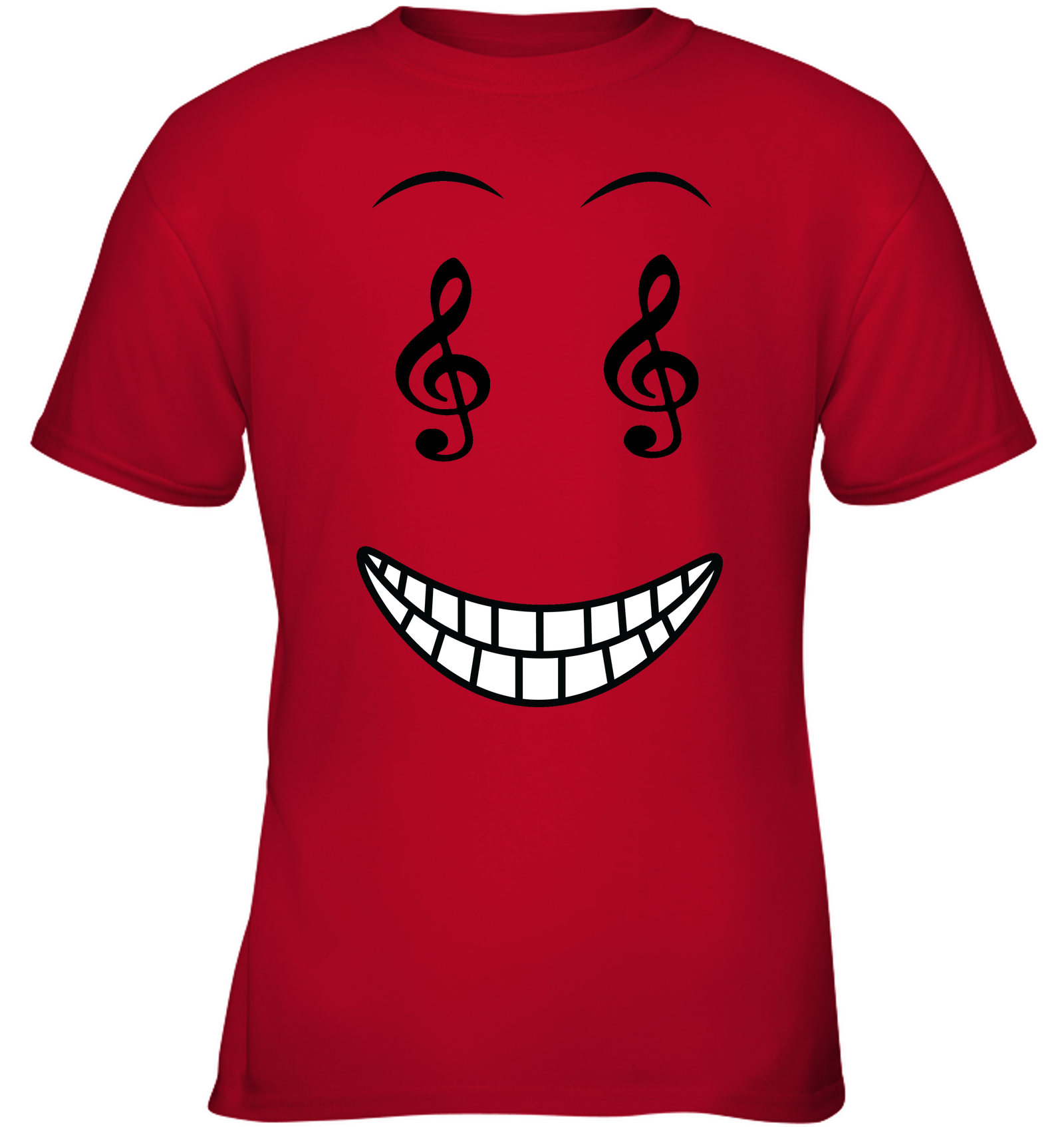 Happy Treble Face - Gildan Youth Short Sleeve T-Shirt