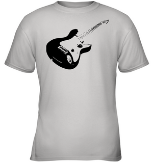 Cool black electric guitar - Gildan Youth Short Sleeve T-Shirt