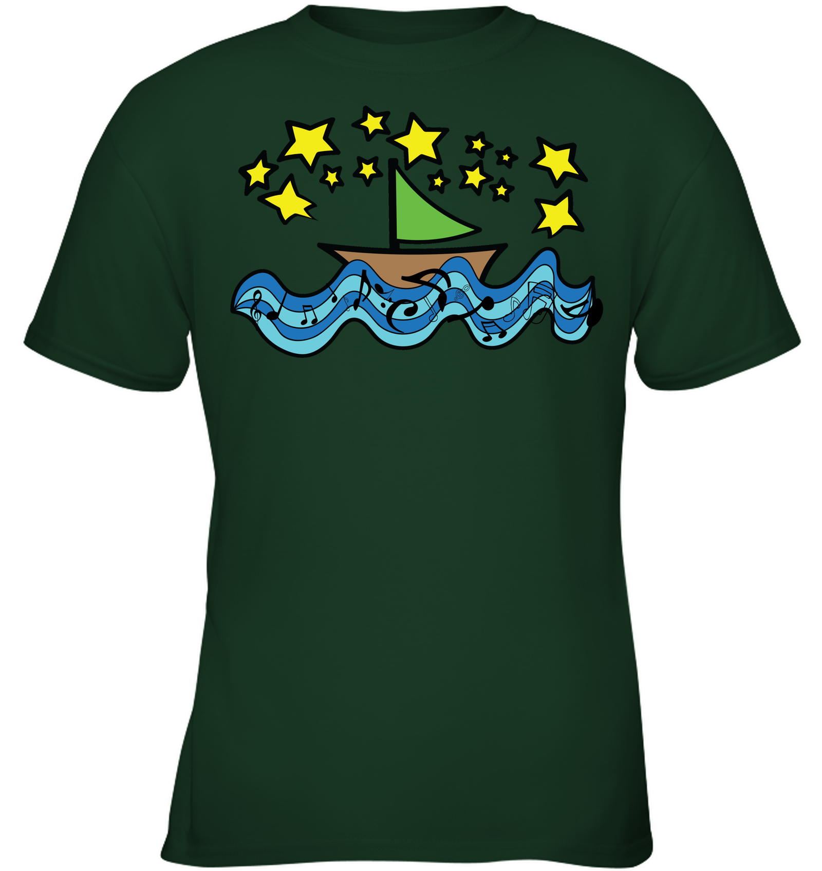 Sailing Under the Stars - Gildan Youth Short Sleeve T-Shirt