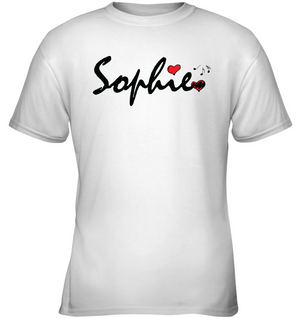 Sophie Loves Music - Gildan Youth Short Sleeve T-Shirt