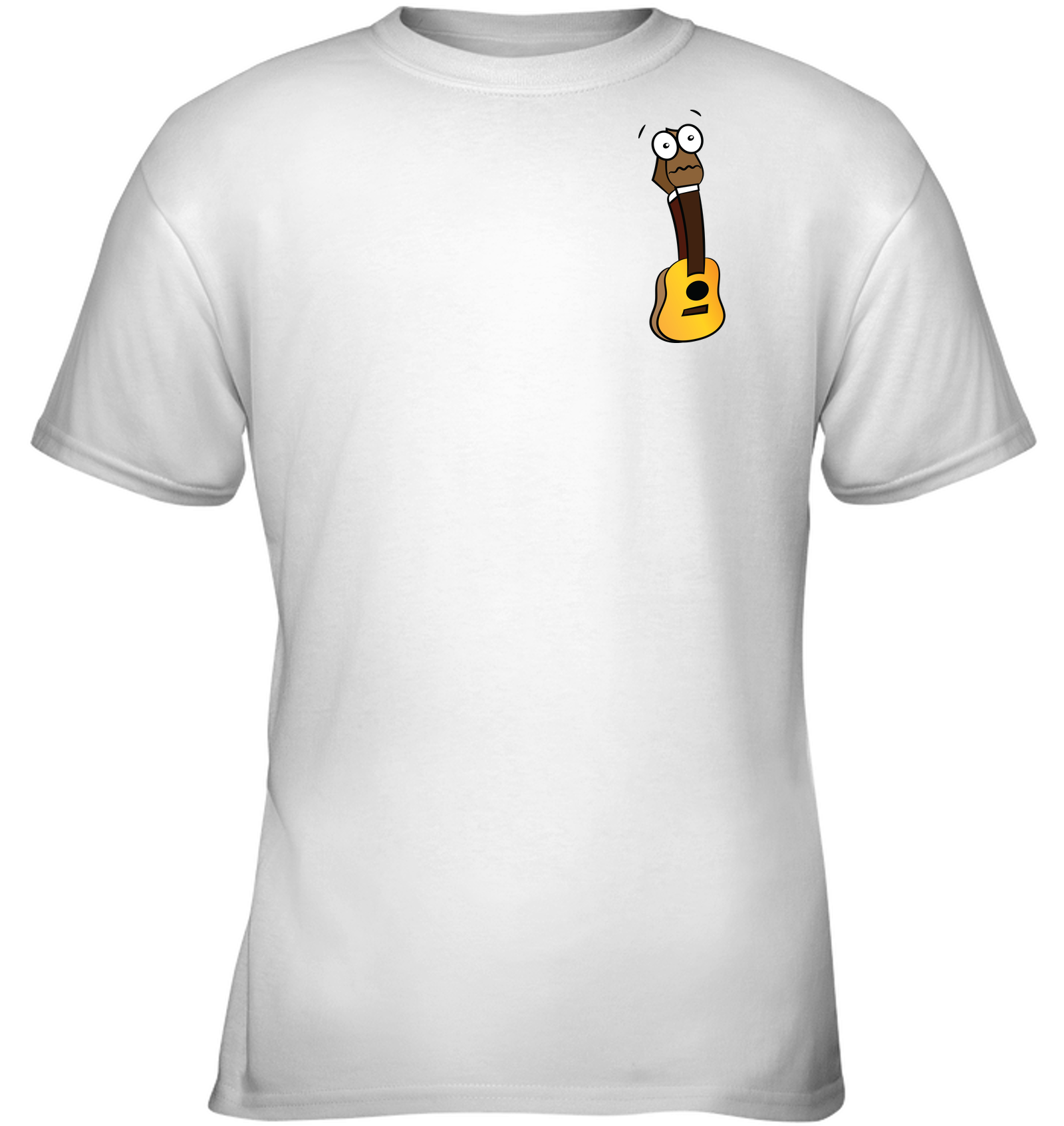 Silenced Guitar (Pocket Size) - Gildan Youth Short Sleeve T-Shirt
