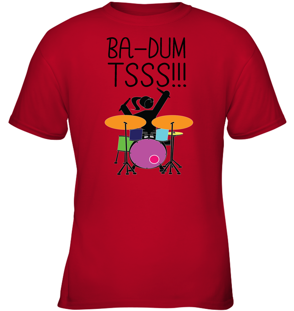 Playin Drums - Gildan Youth Short Sleeve T-Shirt