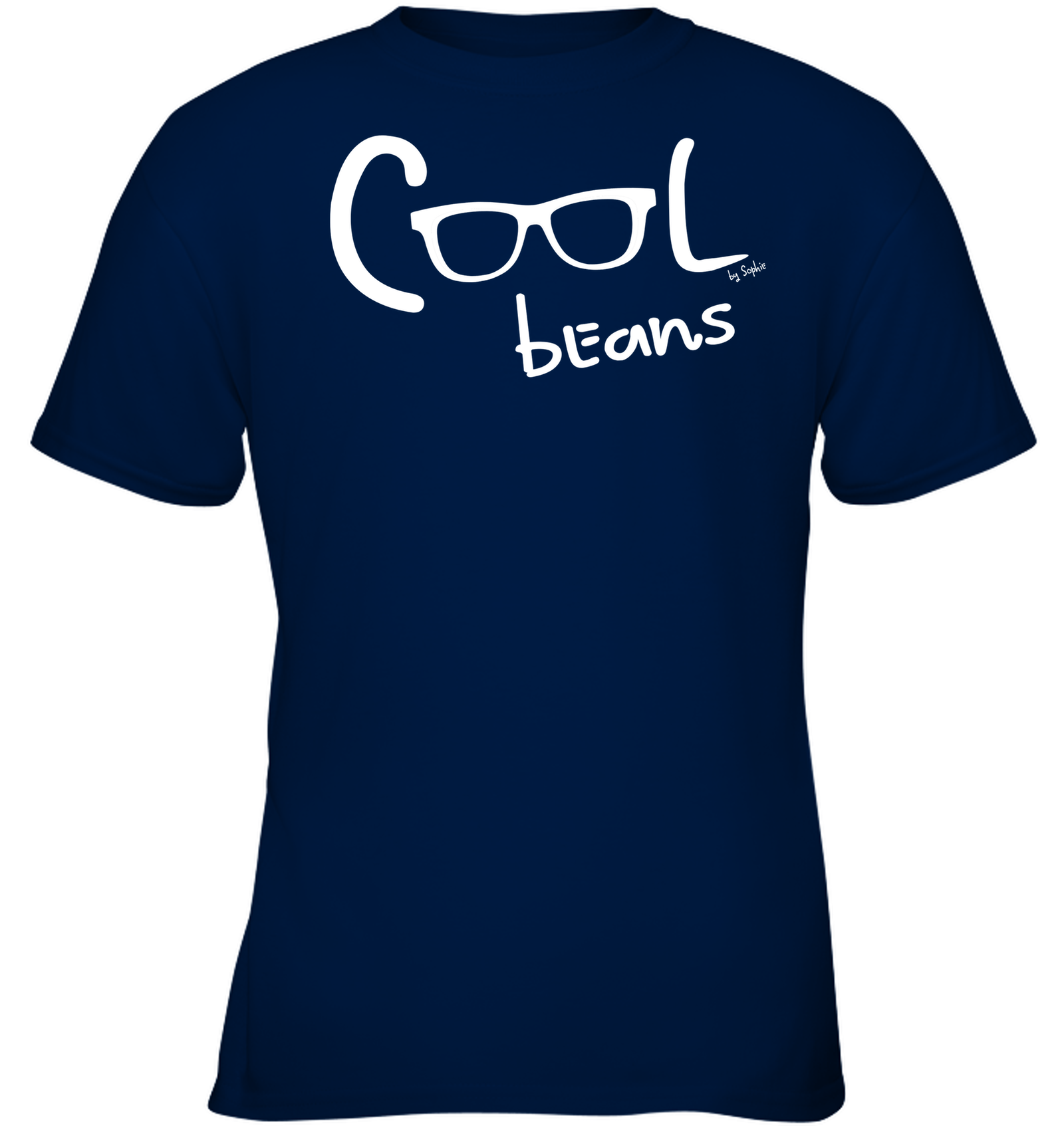 Cool Beans - White - Gildan Youth Short Sleeve T-Shirt