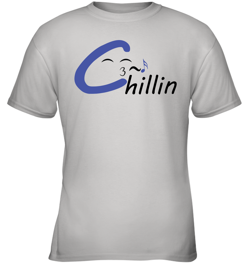 Chillin enjoying music - Gildan Youth Short Sleeve T-Shirt