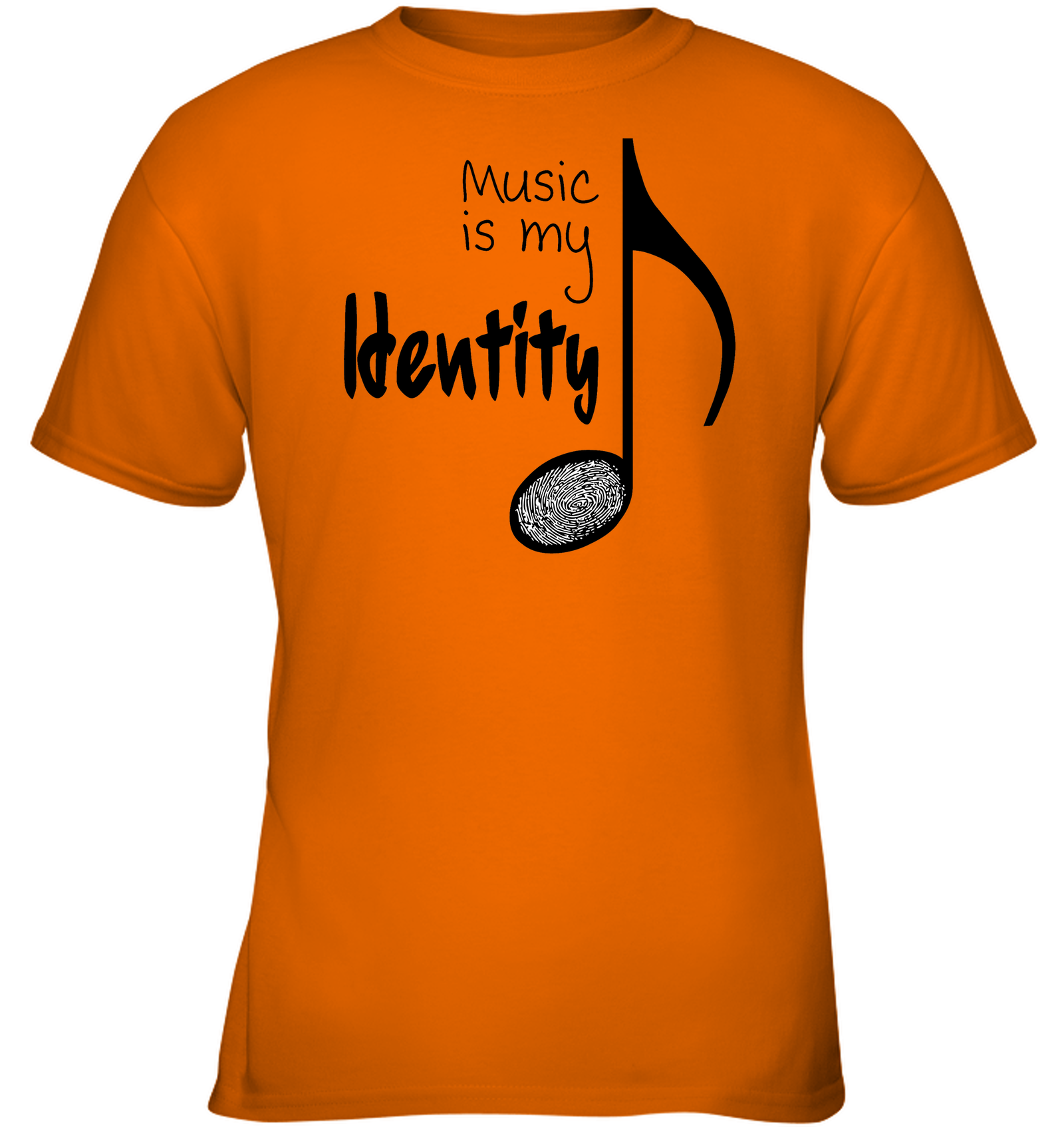 Music is my Identity - Gildan Youth Short Sleeve T-Shirt