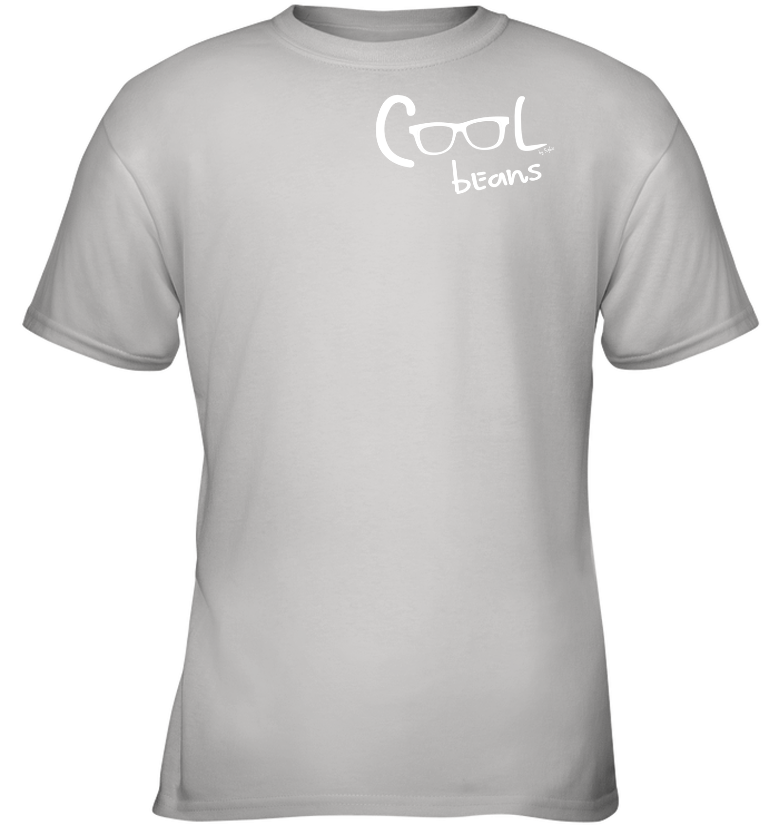 Cool Beans - White (Pocket Size) - Gildan Youth Short Sleeve T-Shirt