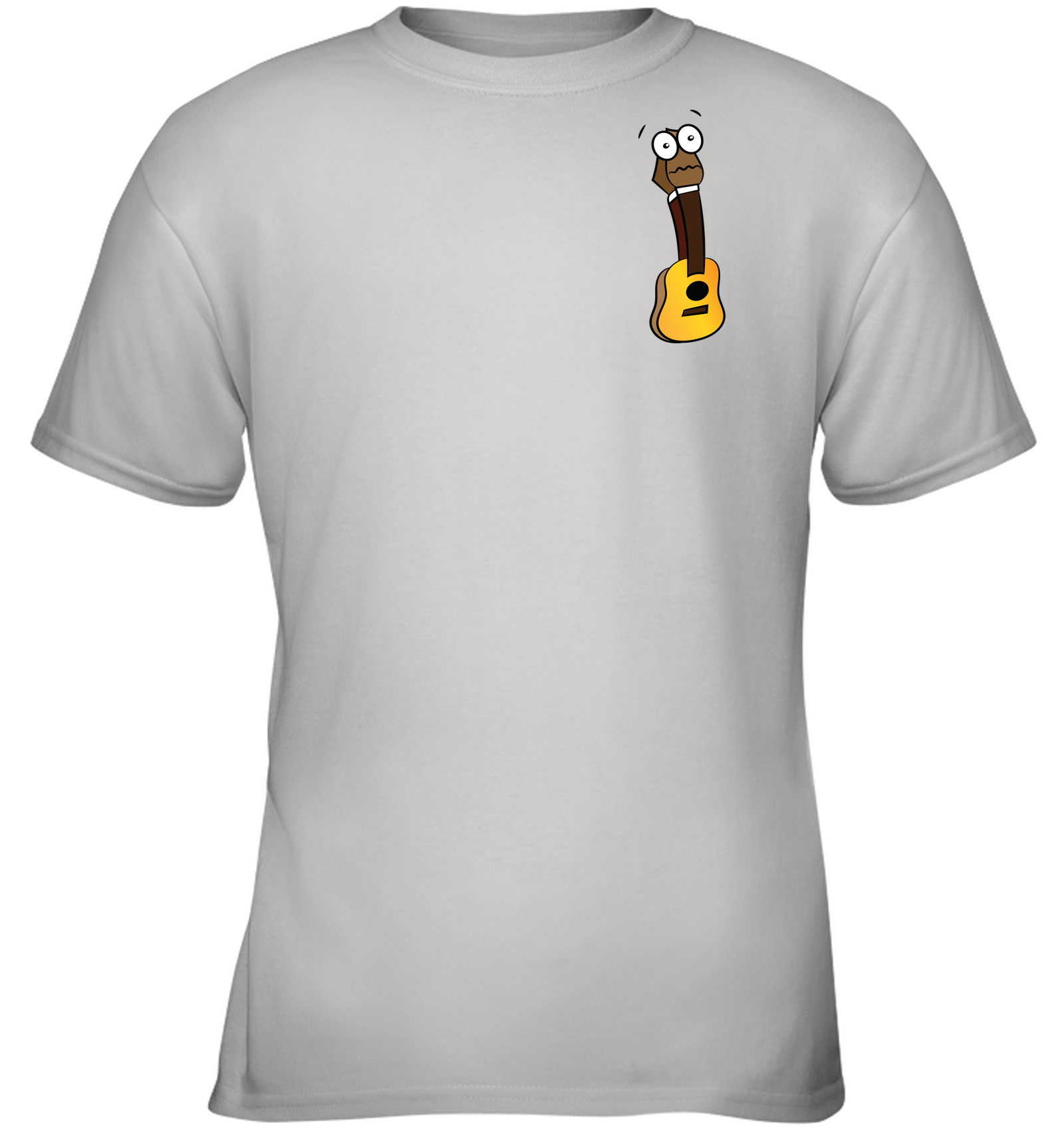 Silenced Guitar (Pocket Size) - Gildan Youth Short Sleeve T-Shirt