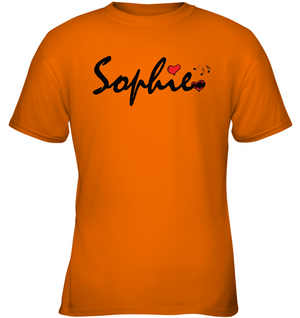 Sophie Loves Music - Gildan Youth Short Sleeve T-Shirt