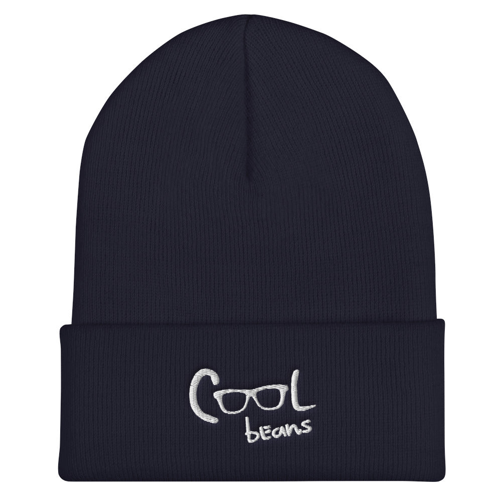 Cool Beans Cuffed Beanie (Embroidered)