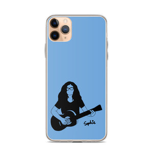 Playin My Guitar iPhone Case (Blue)