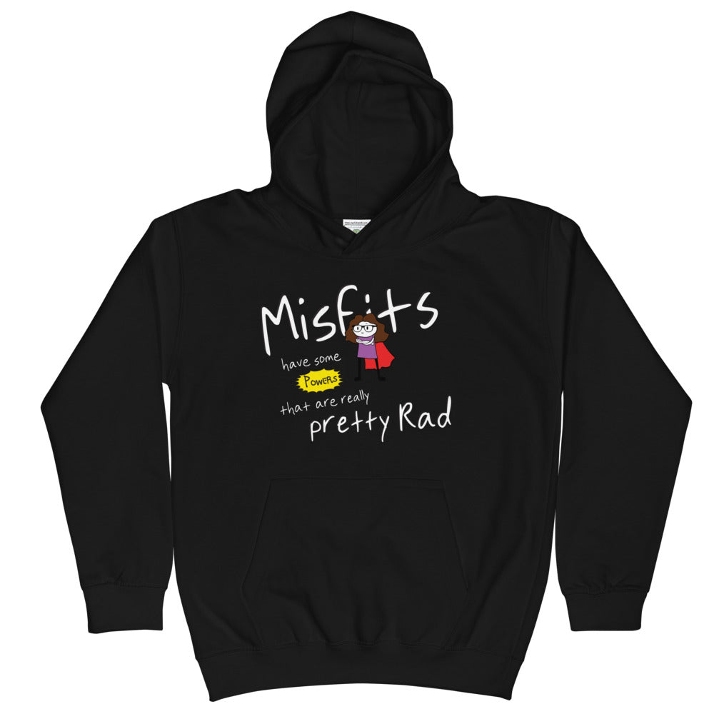 Misfits have some powers that are really pretty Rad! - Kids Hoodie
