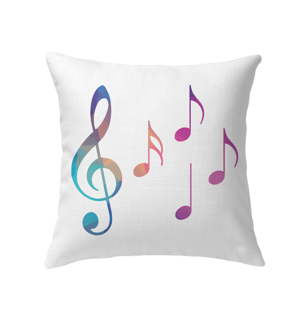 Colorful Notes - Indoor Pillow