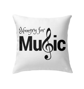 Hungry for Music - Indoor Pillow