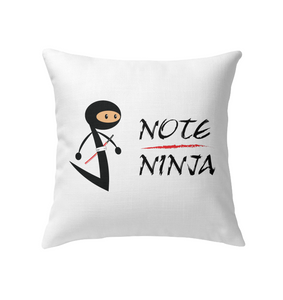 Musical Note Ninja - Indoor Pillow