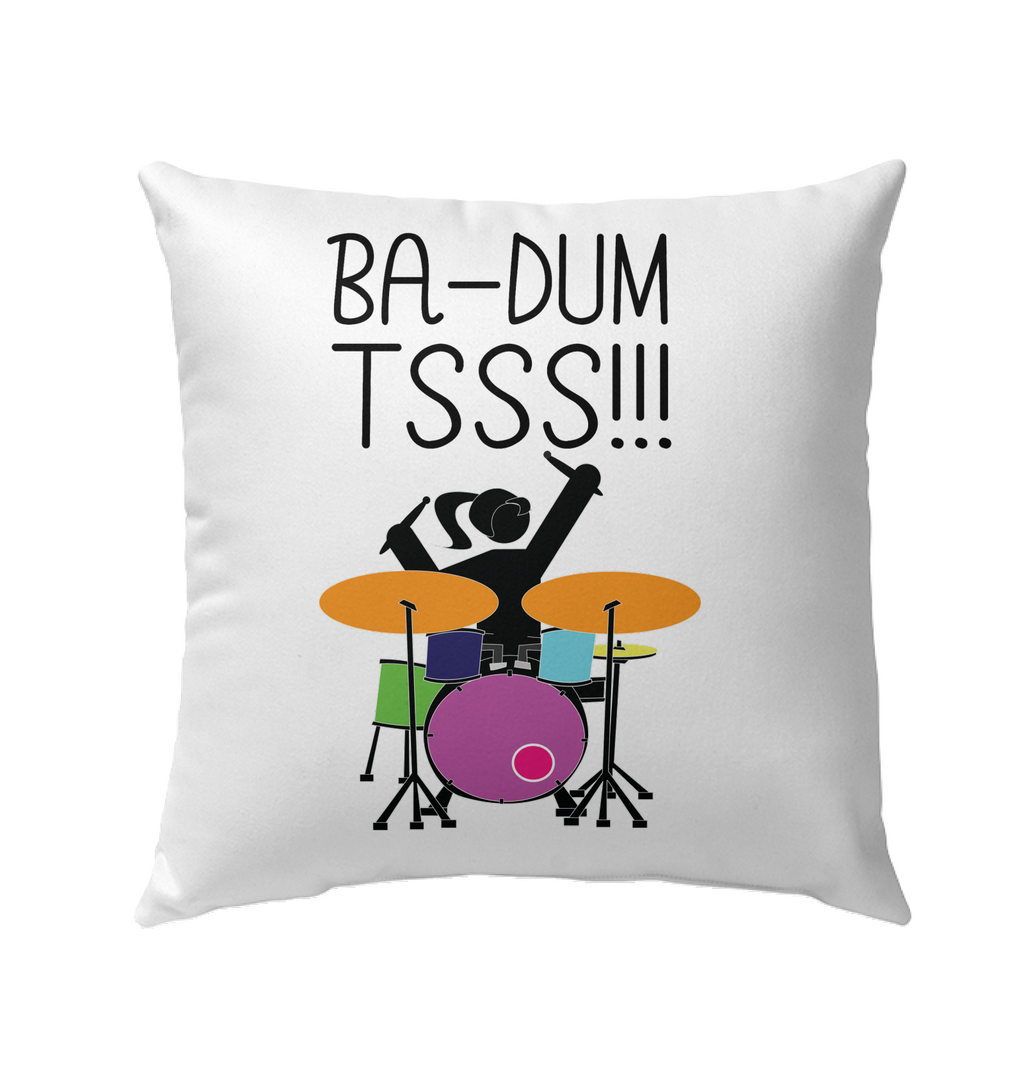 Playin Drums - Outdoor Pillow