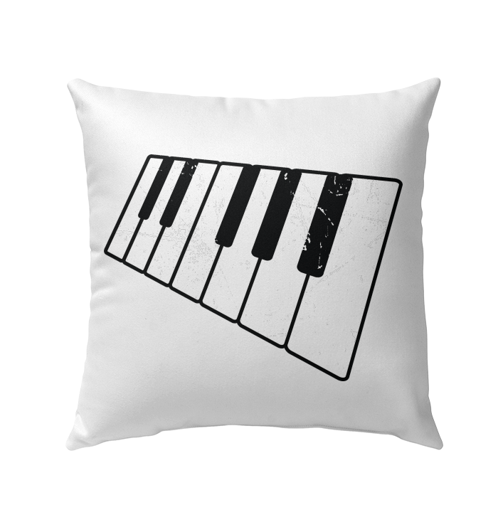 Floating Piano Keyboard  - Outdoor Pillow