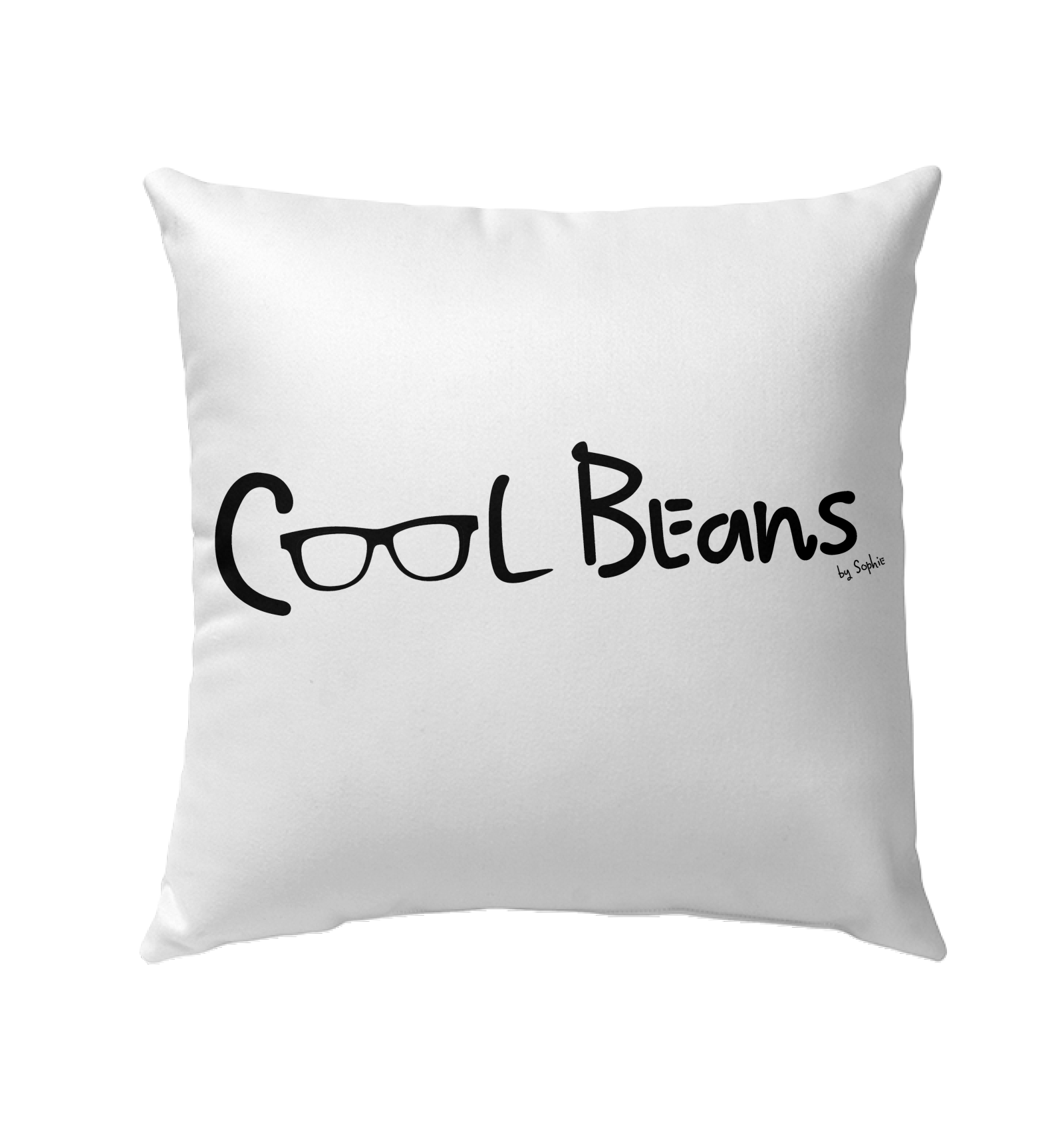 Cool Beans - Black (Style2) - Outdoor Pillow