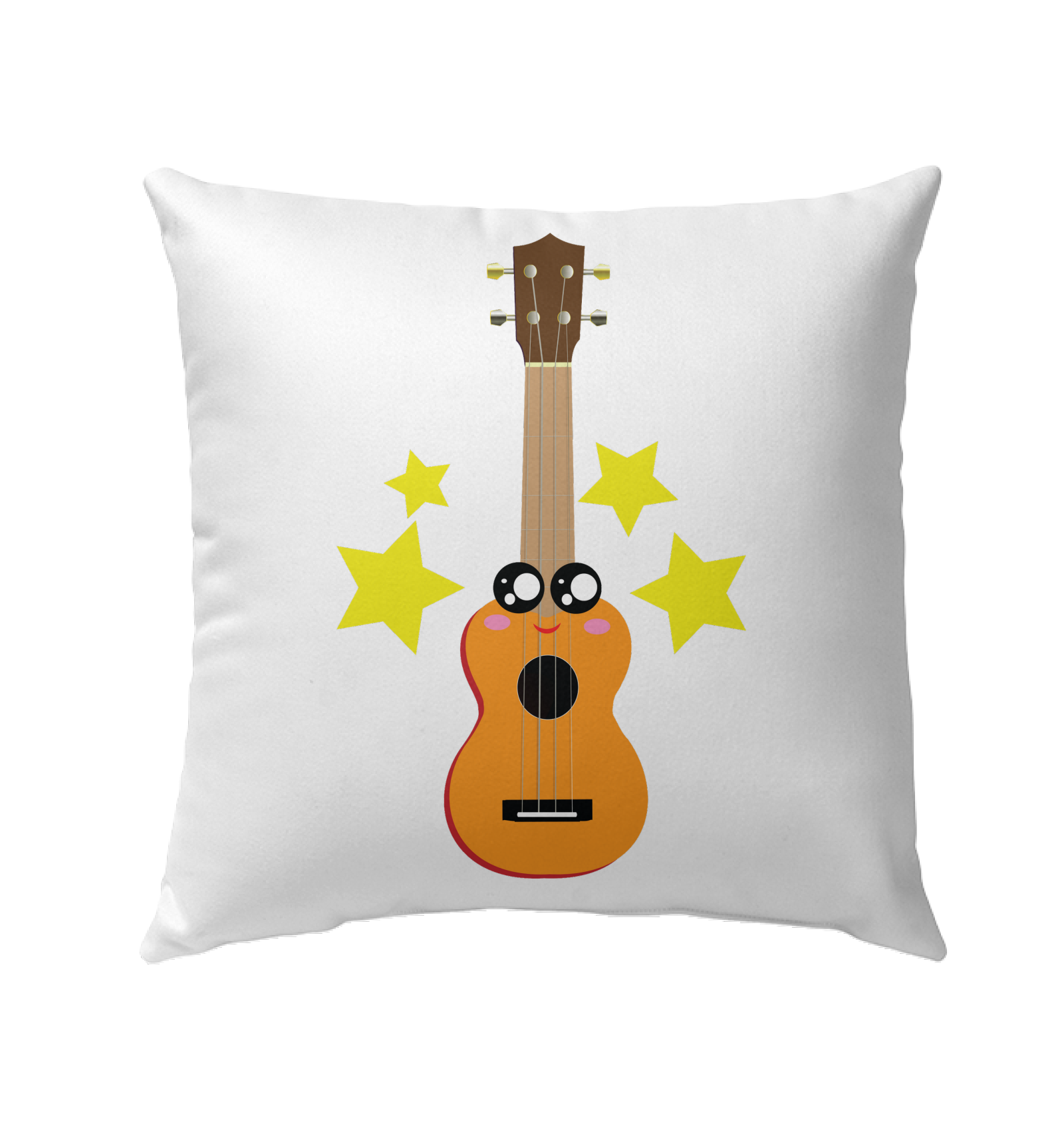Cute Guitar - Outdoor Pillow