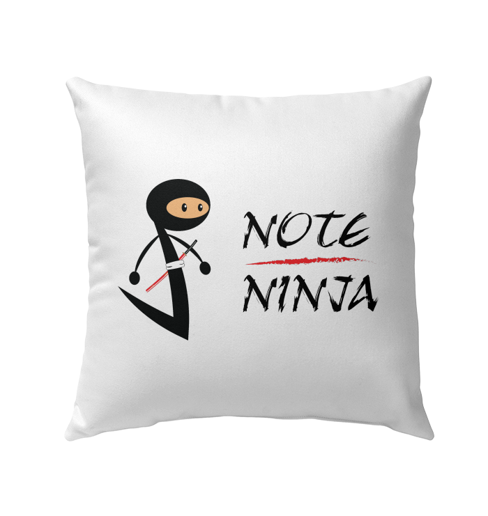 Musical Note Ninja - Outdoor Pillow