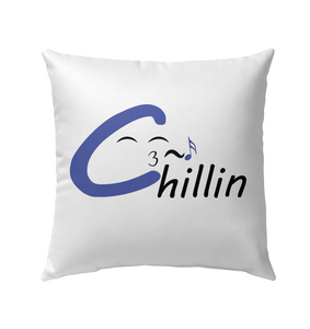 Chillin enjoying music - Outdoor Pillow